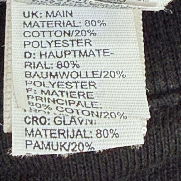 ADIDAS Layered Look Pullover Large Black White French Terry Jersey Tunic Womens - Picture 8 of 9